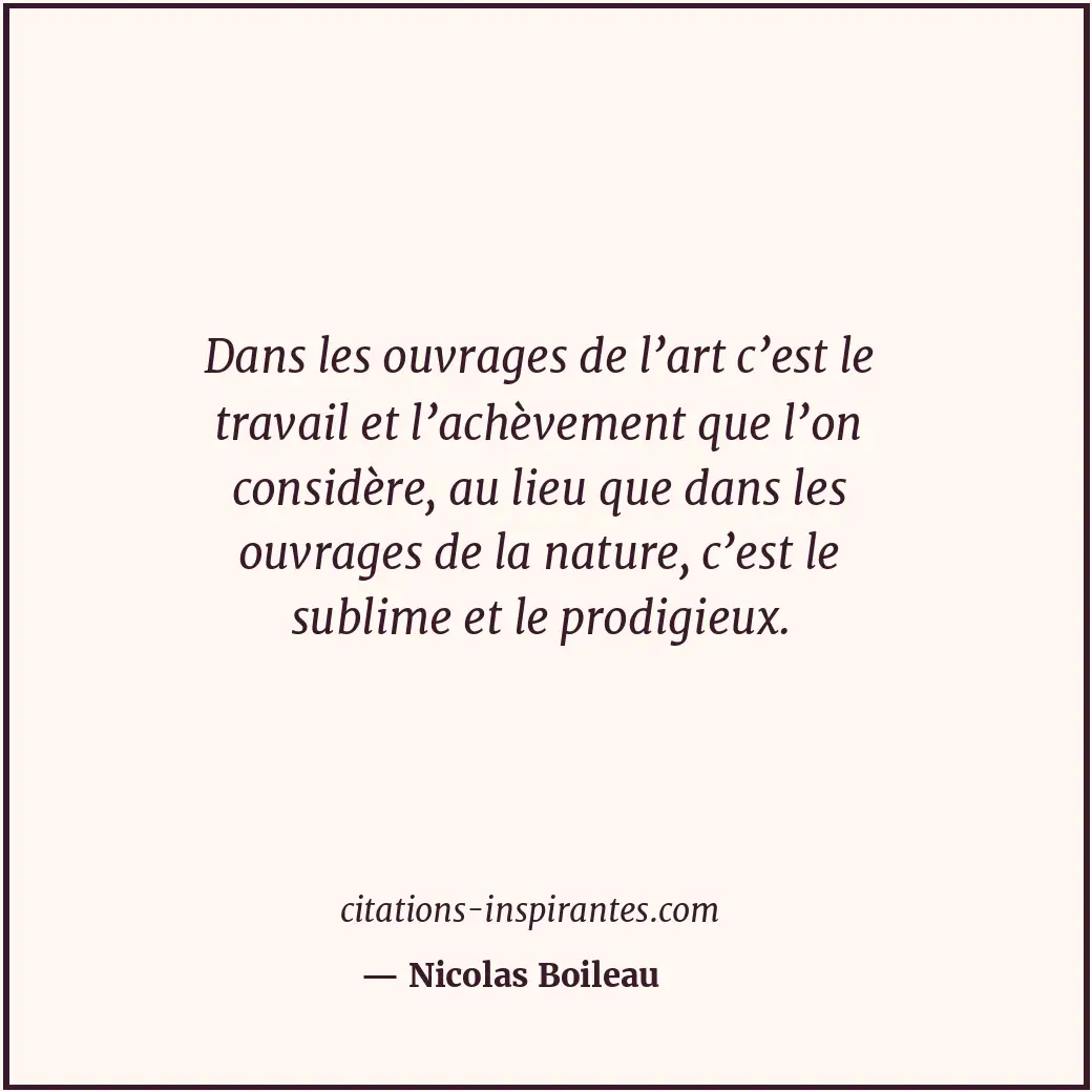 Citation de Nicolas Boileau