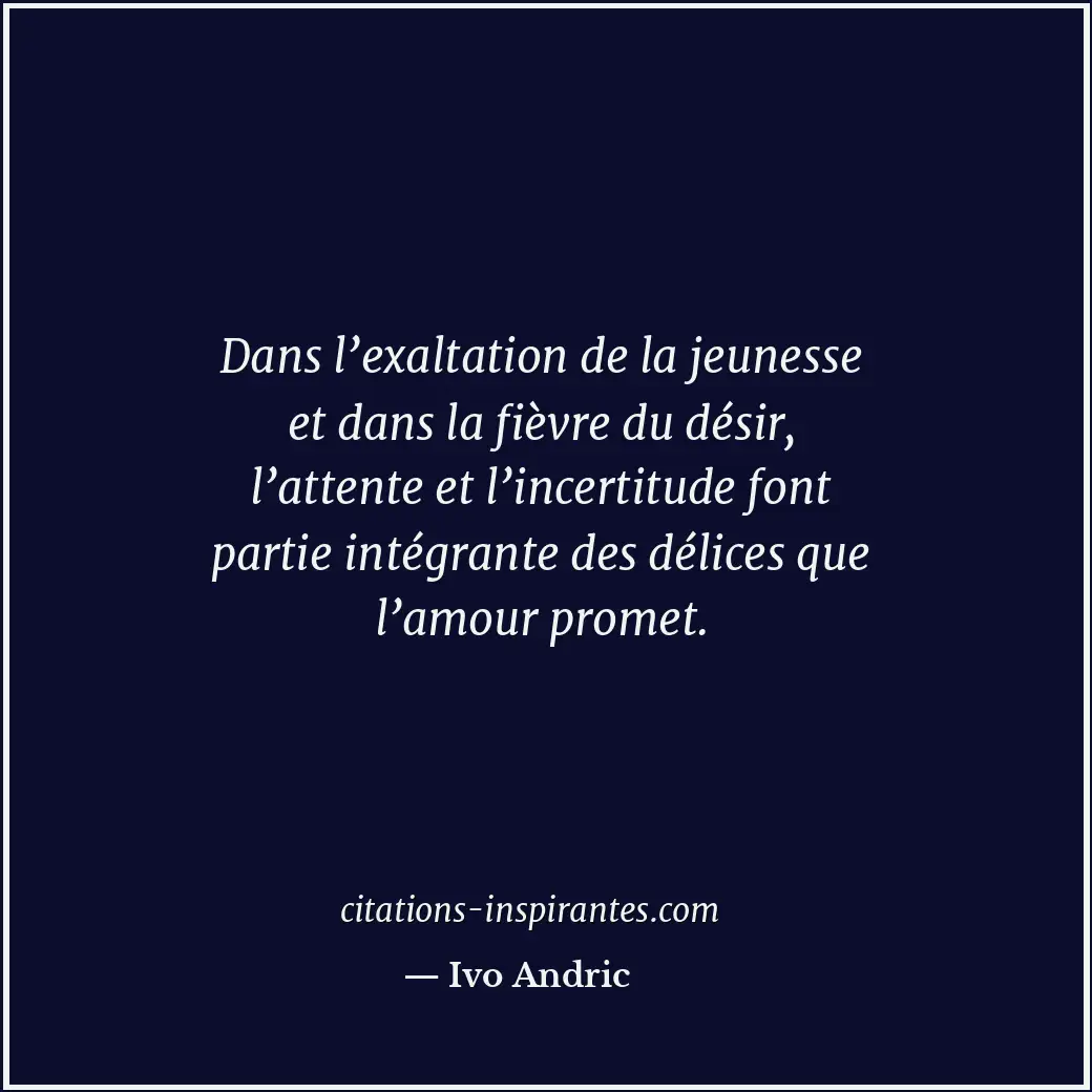 Citation de Ivo Andric