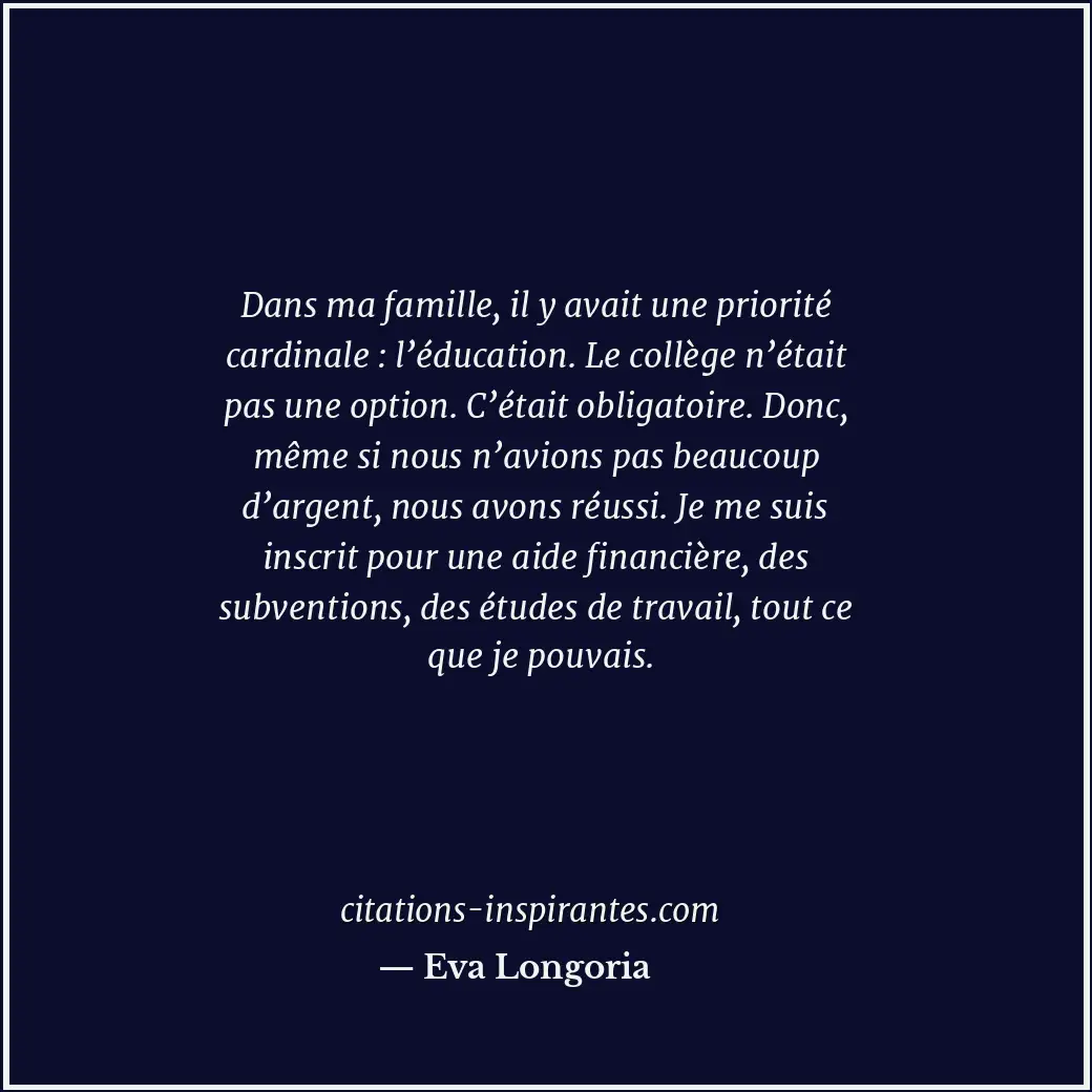 Citation de Eva Longoria