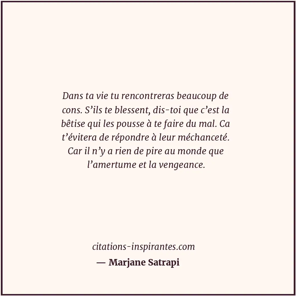 Citation de Marjane Satrapi