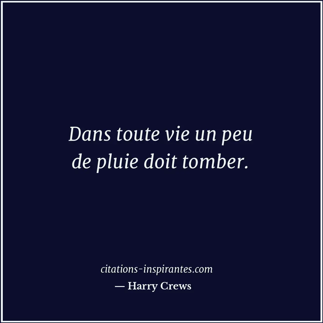 Citation de Harry Crews