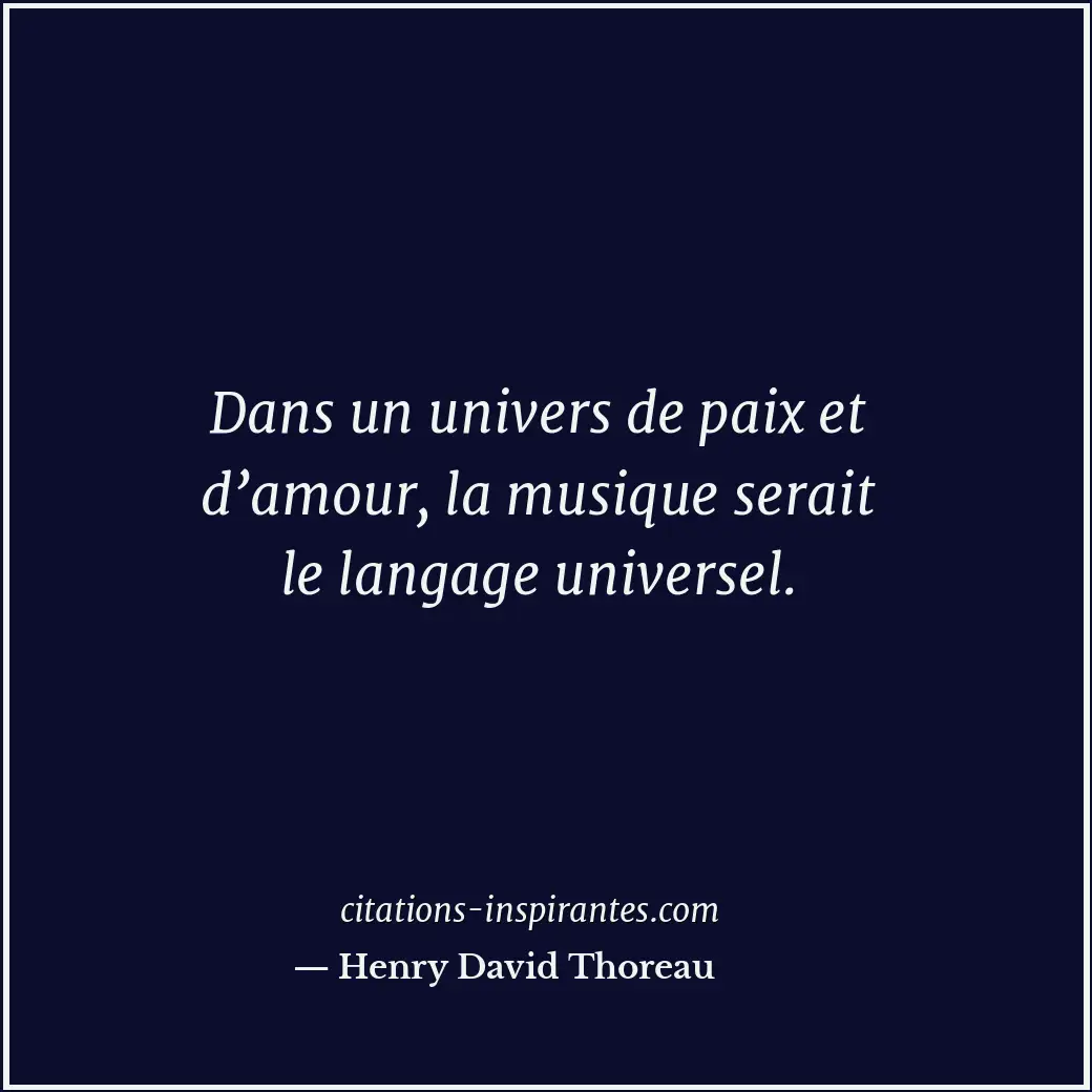 Citation de Henry David Thoreau