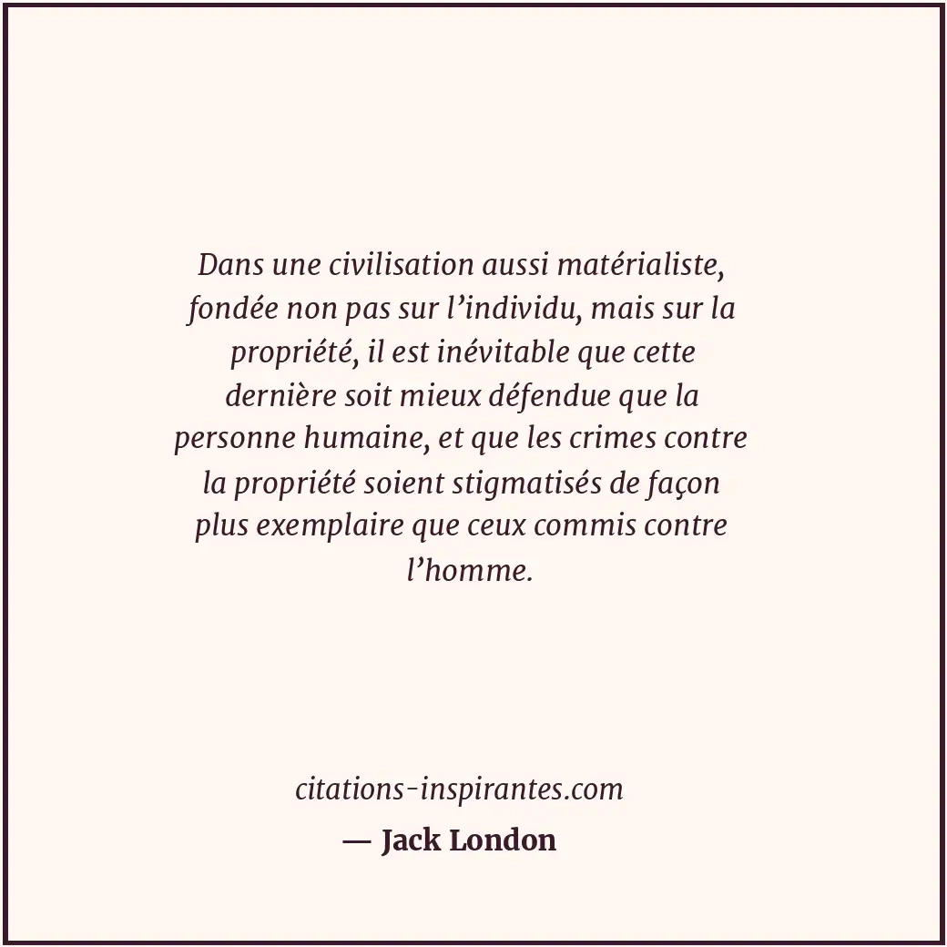 Citation de Jack London