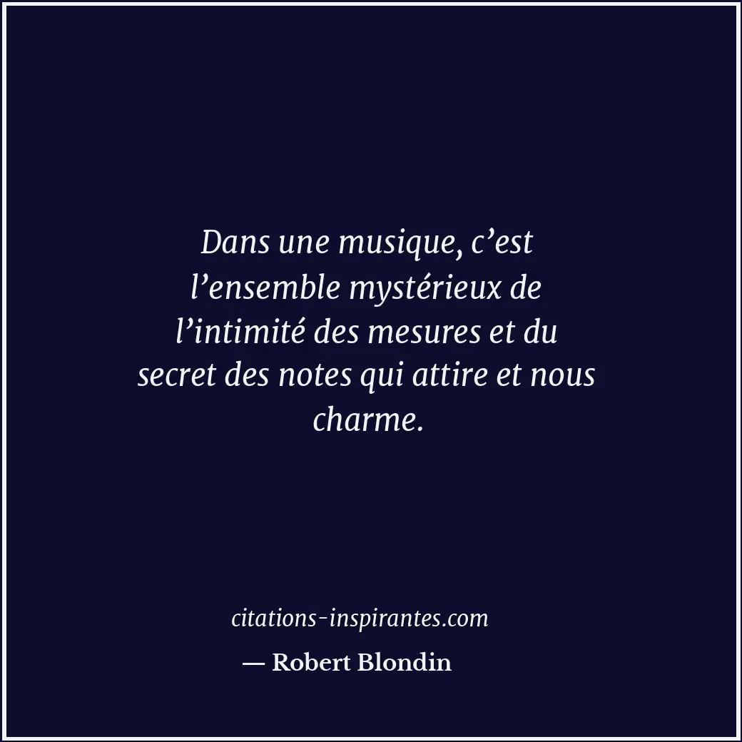 Citation de Robert Blondin