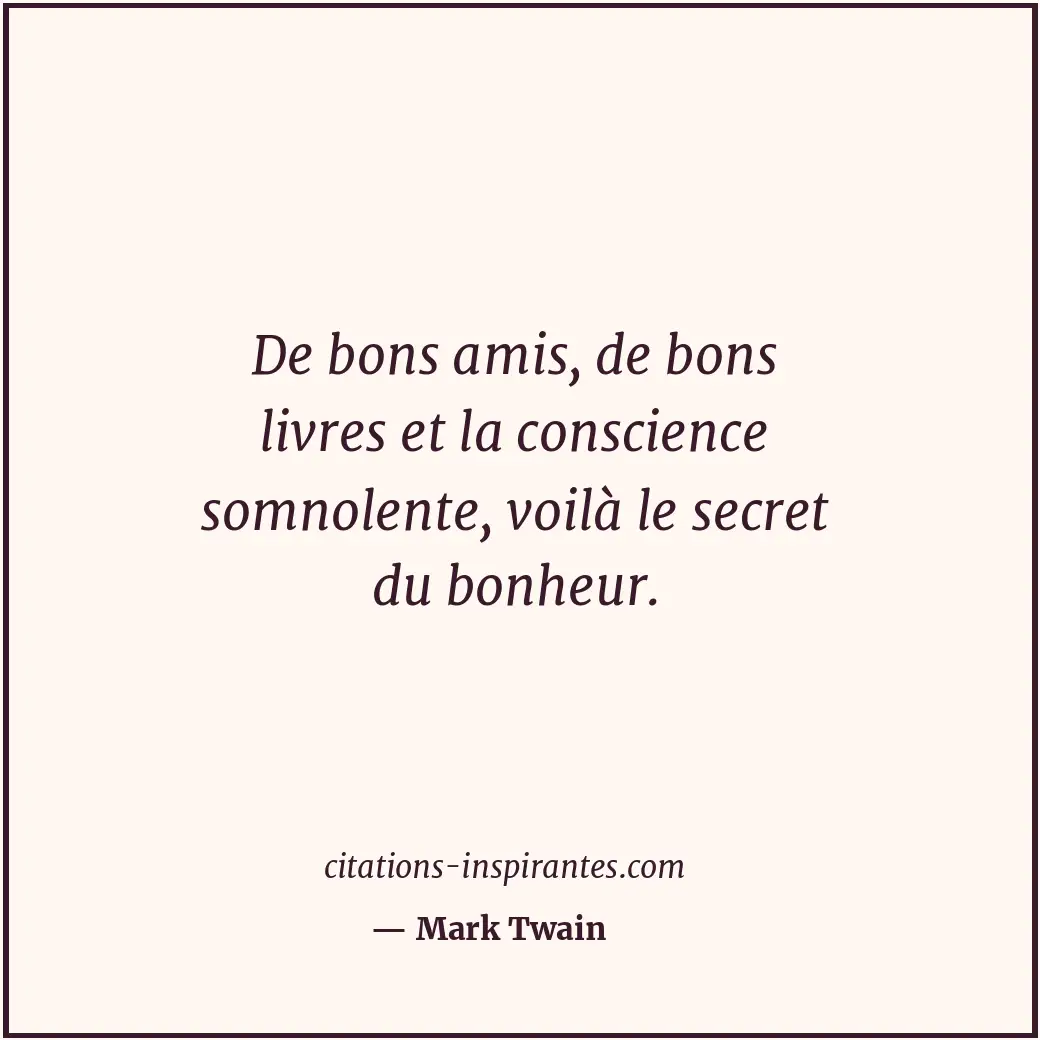 Citation de Mark Twain