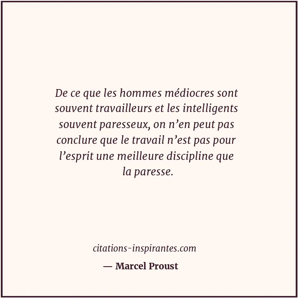 Citation de Marcel Proust