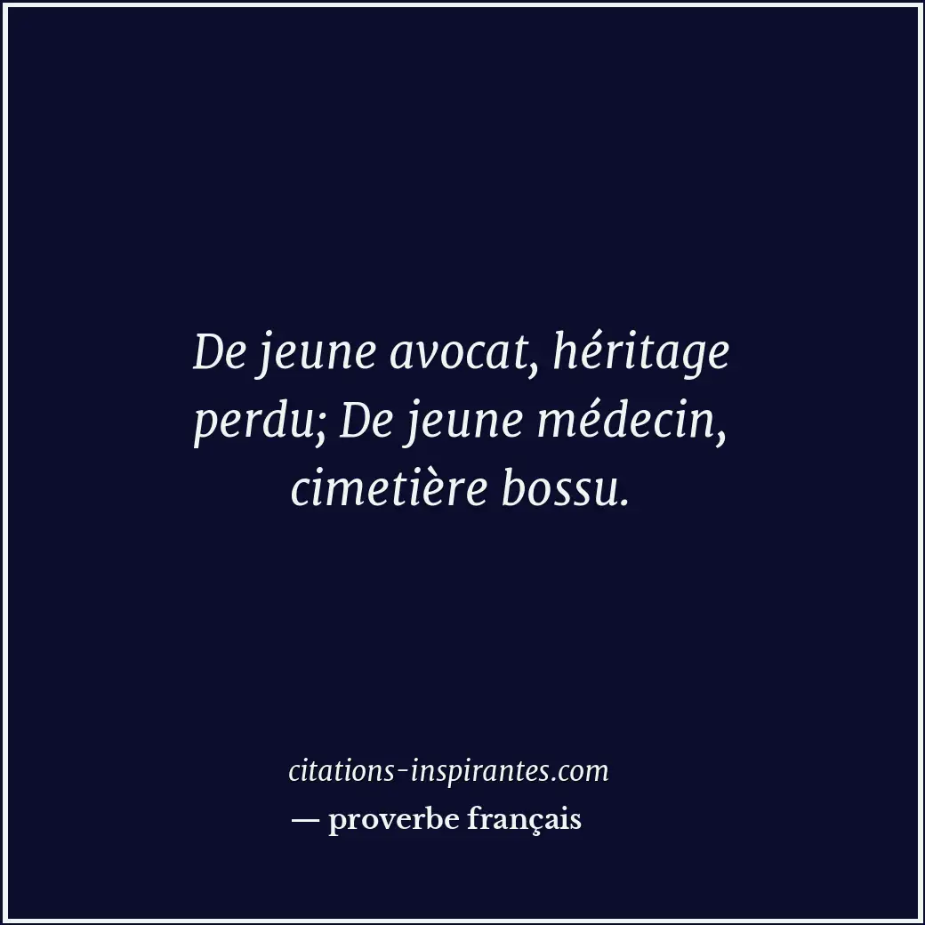 Citation de proverbe français