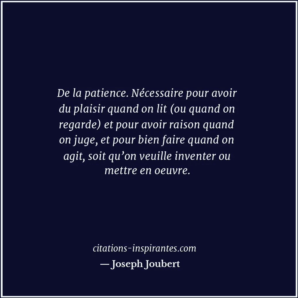 Citation de Joseph Joubert
