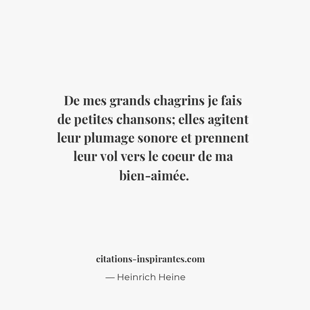 Citation de Heinrich Heine