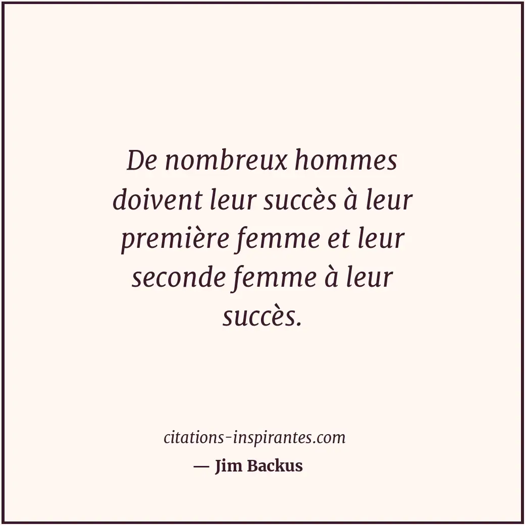 Citation de Jim Backus