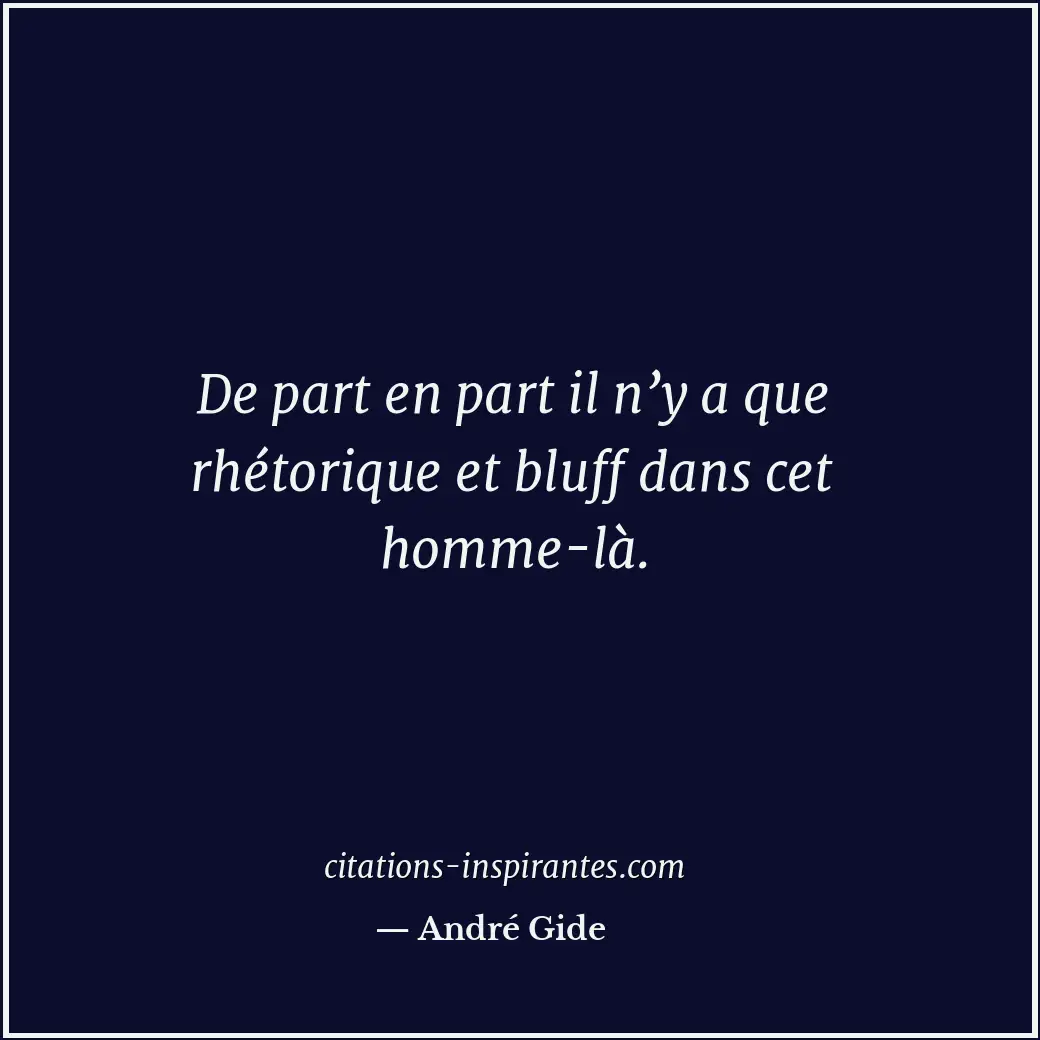 Citation de André Gide
