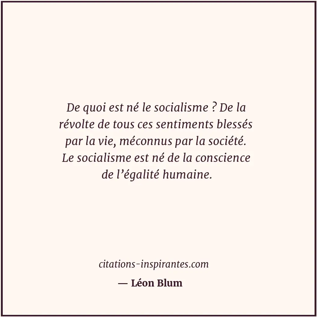 Citation de Léon Blum