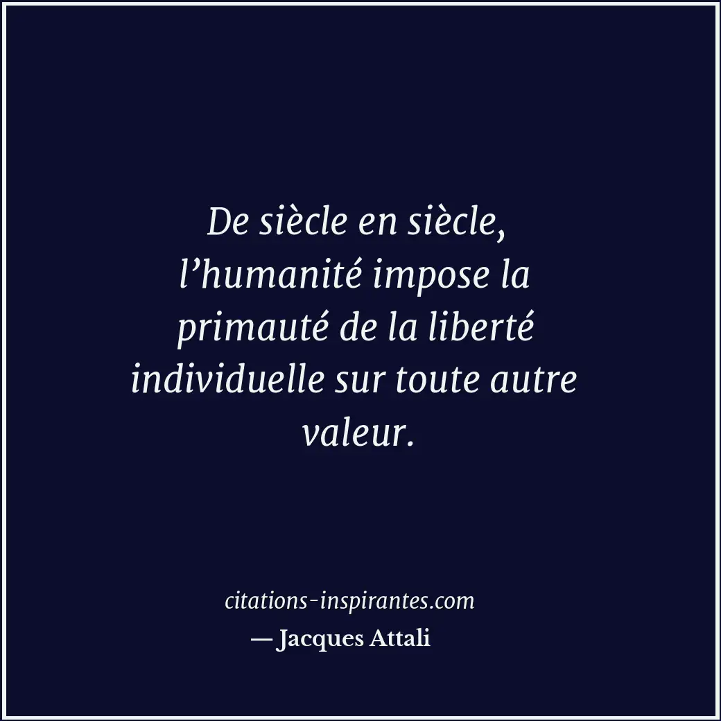 Citation de Jacques Attali