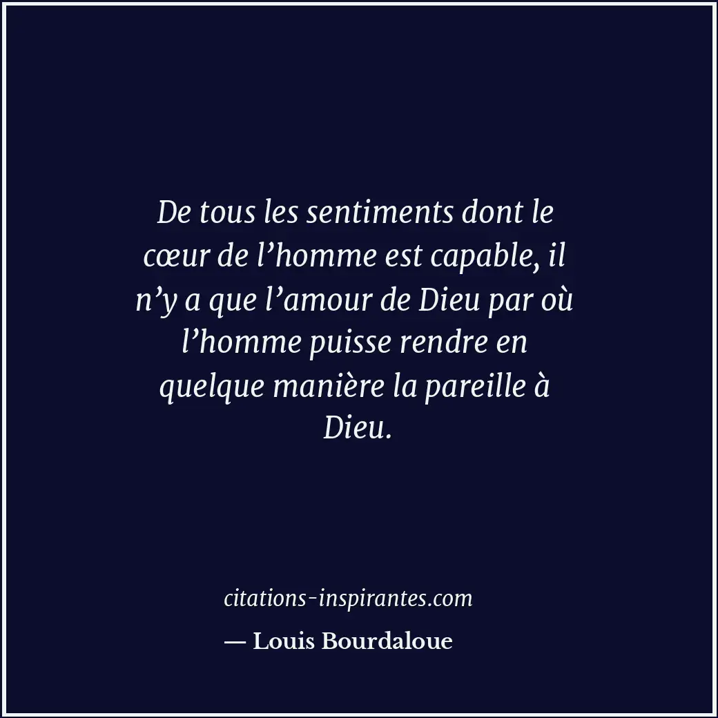 Citation de Louis Bourdaloue