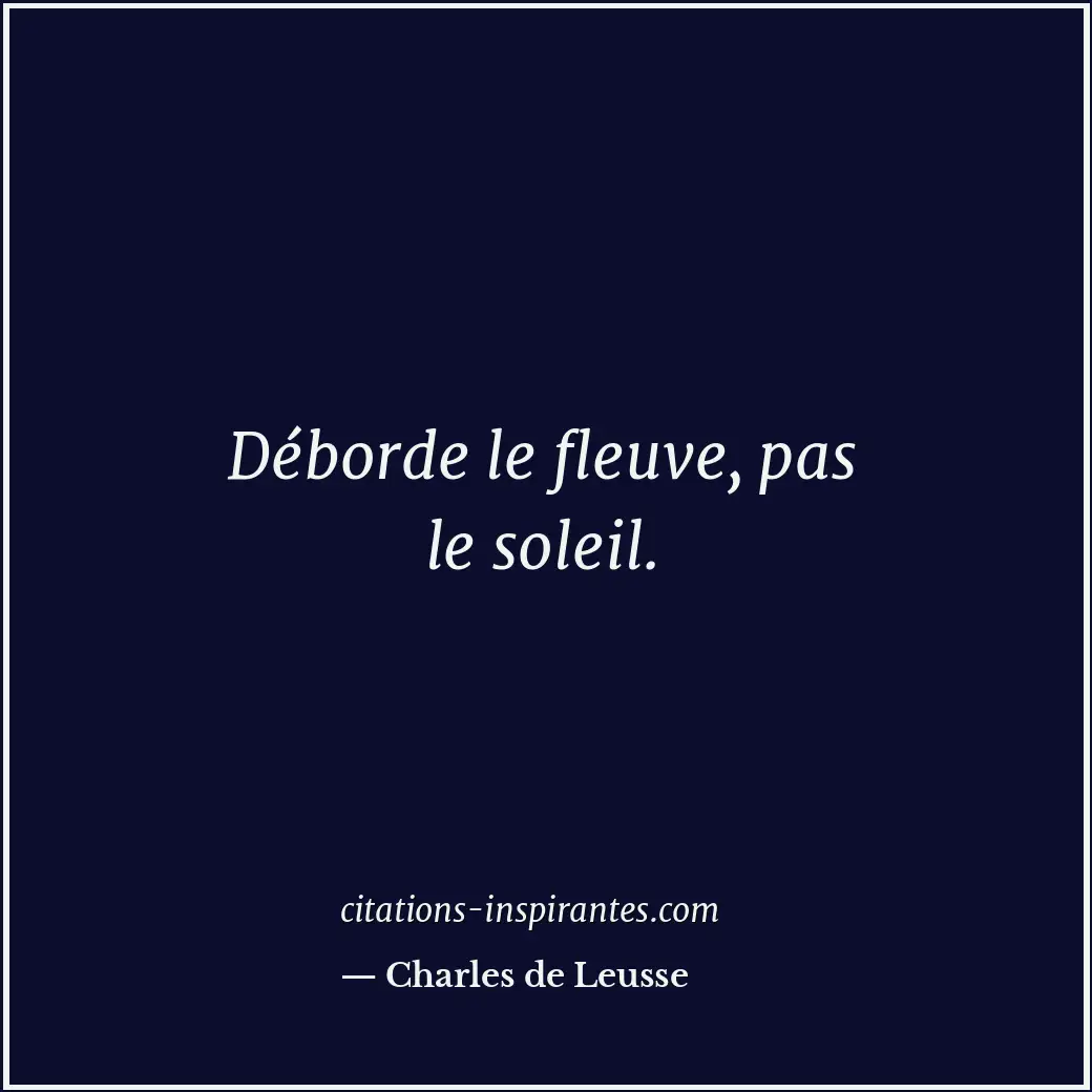 Citation de Charles de Leusse