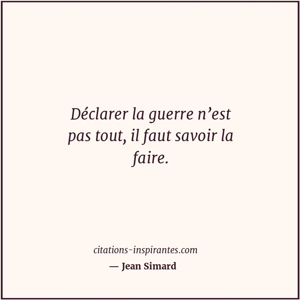 Citation de Jean Simard