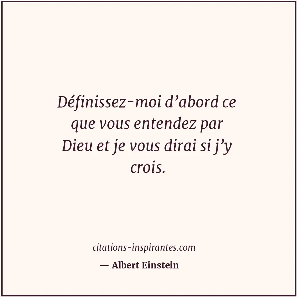 Citation de Albert Einstein