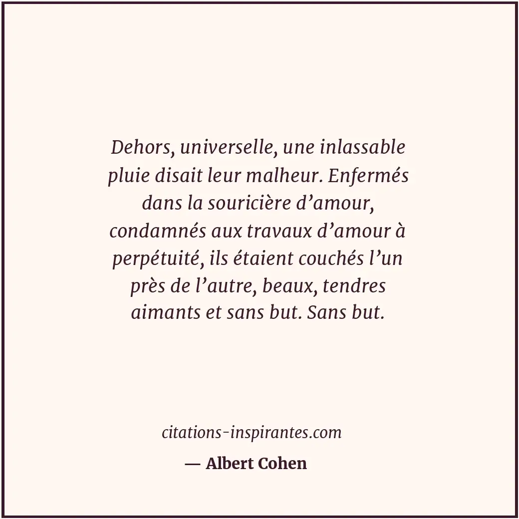 Citation de Albert Cohen