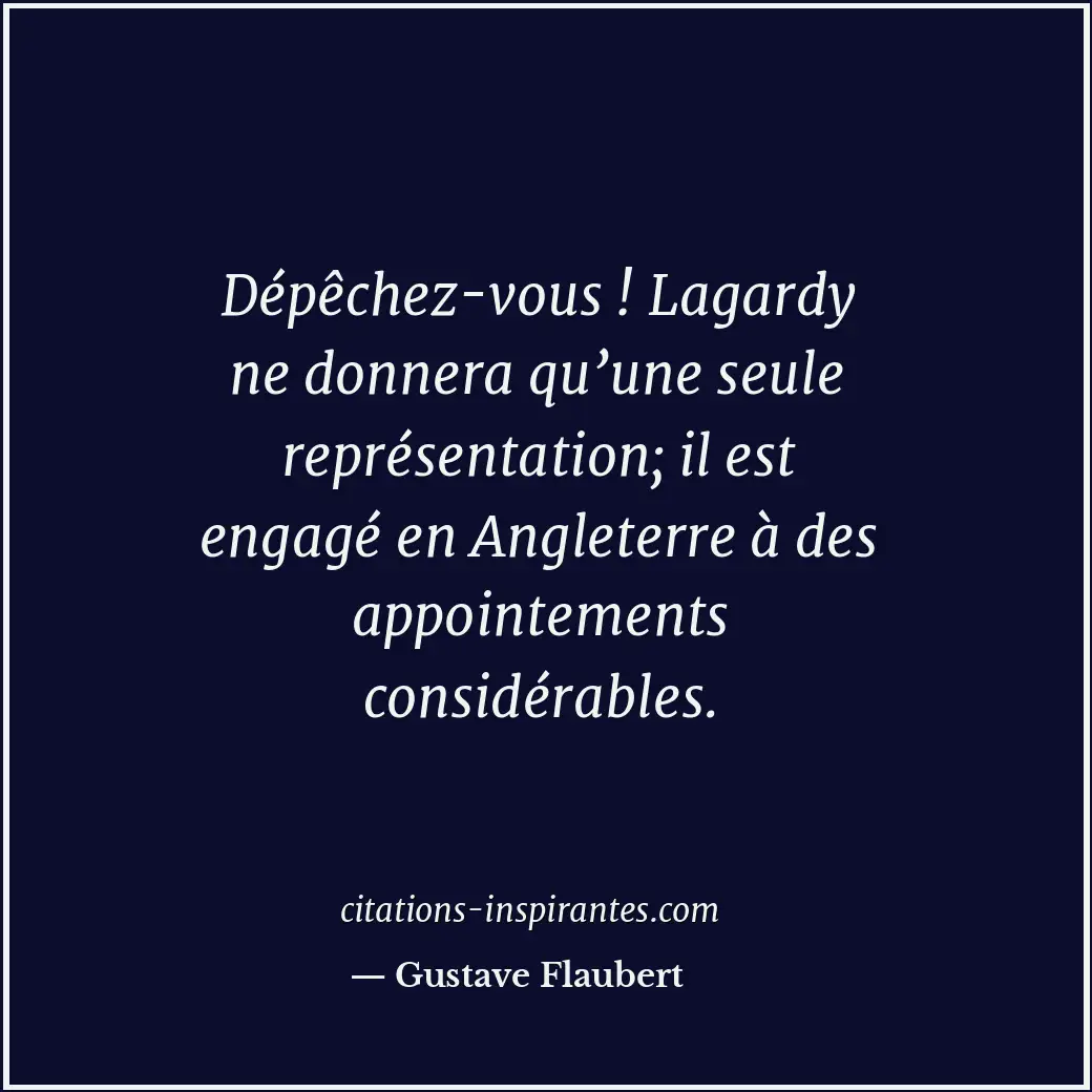 Citation de Gustave Flaubert