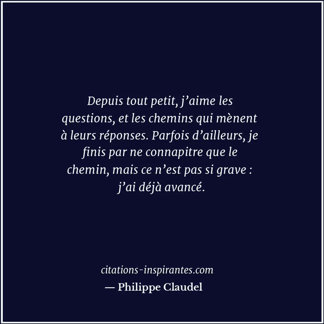 Citation de Philippe Claudel