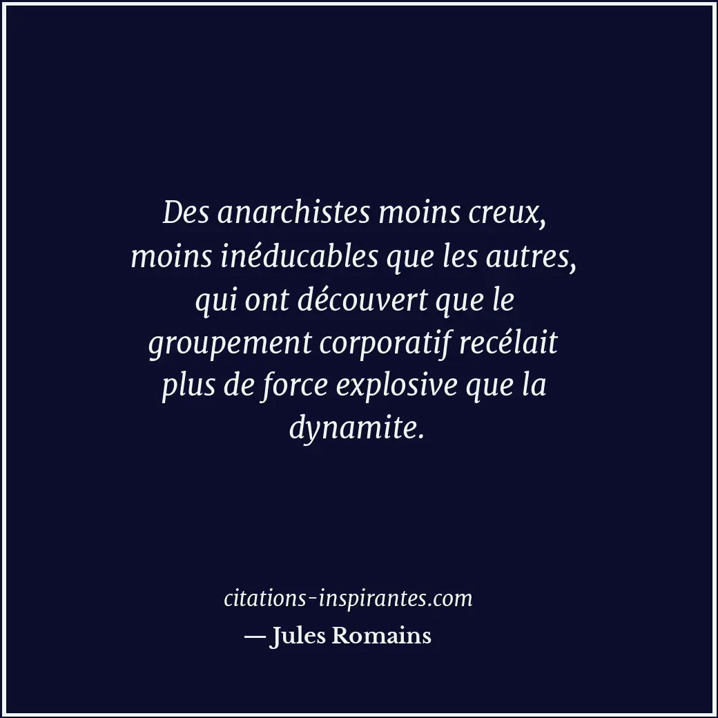 Citation de Jules Romains