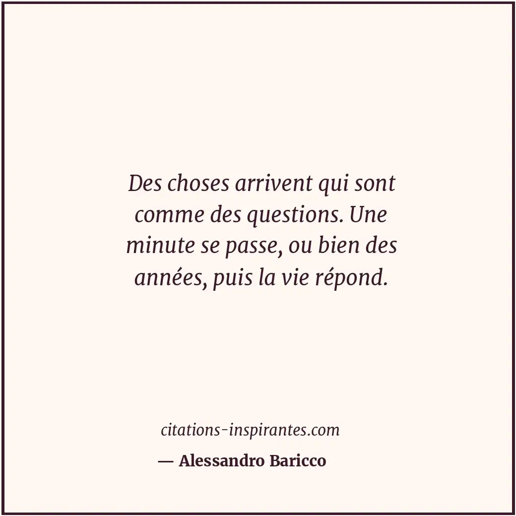 Citation de Alessandro Baricco
