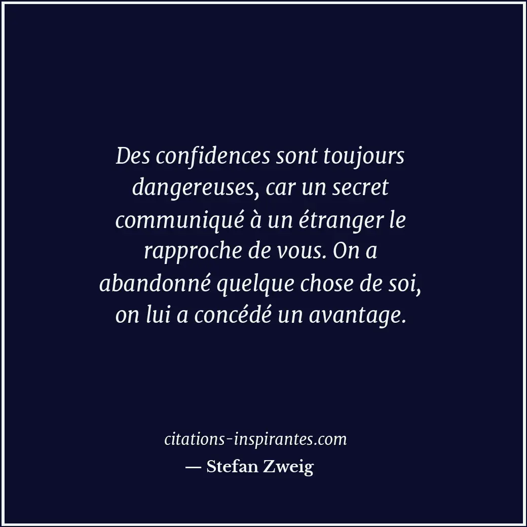 Citation de Stefan Zweig
