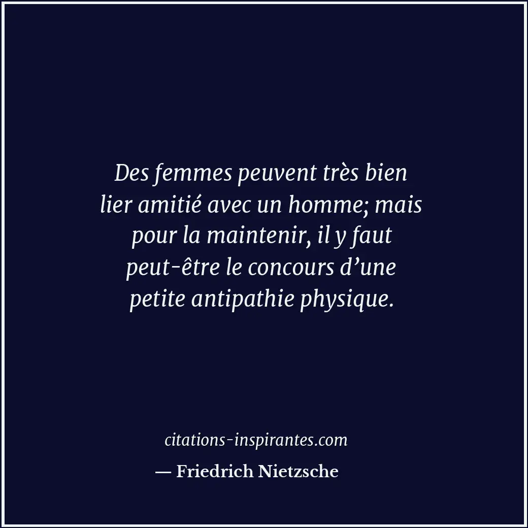 Citation de Friedrich Nietzsche