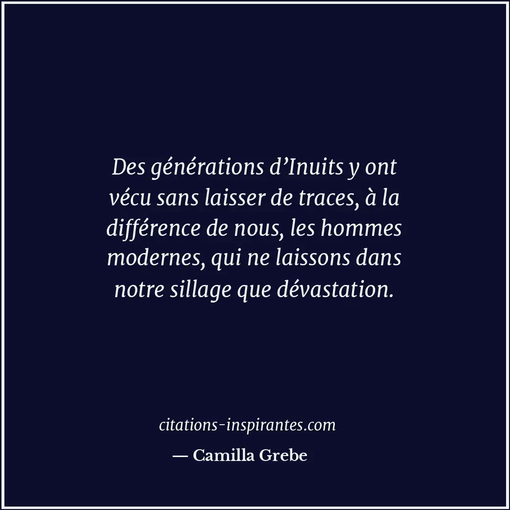 Citation de Camilla Grebe
