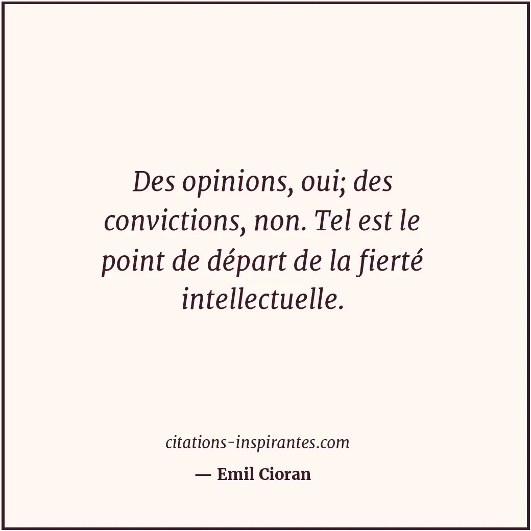 Citation de Emil Cioran