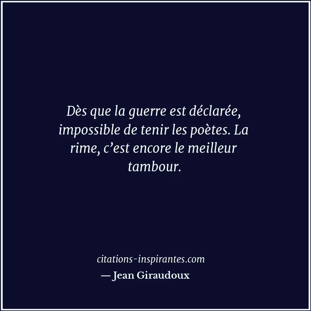 Citation de Jean Giraudoux