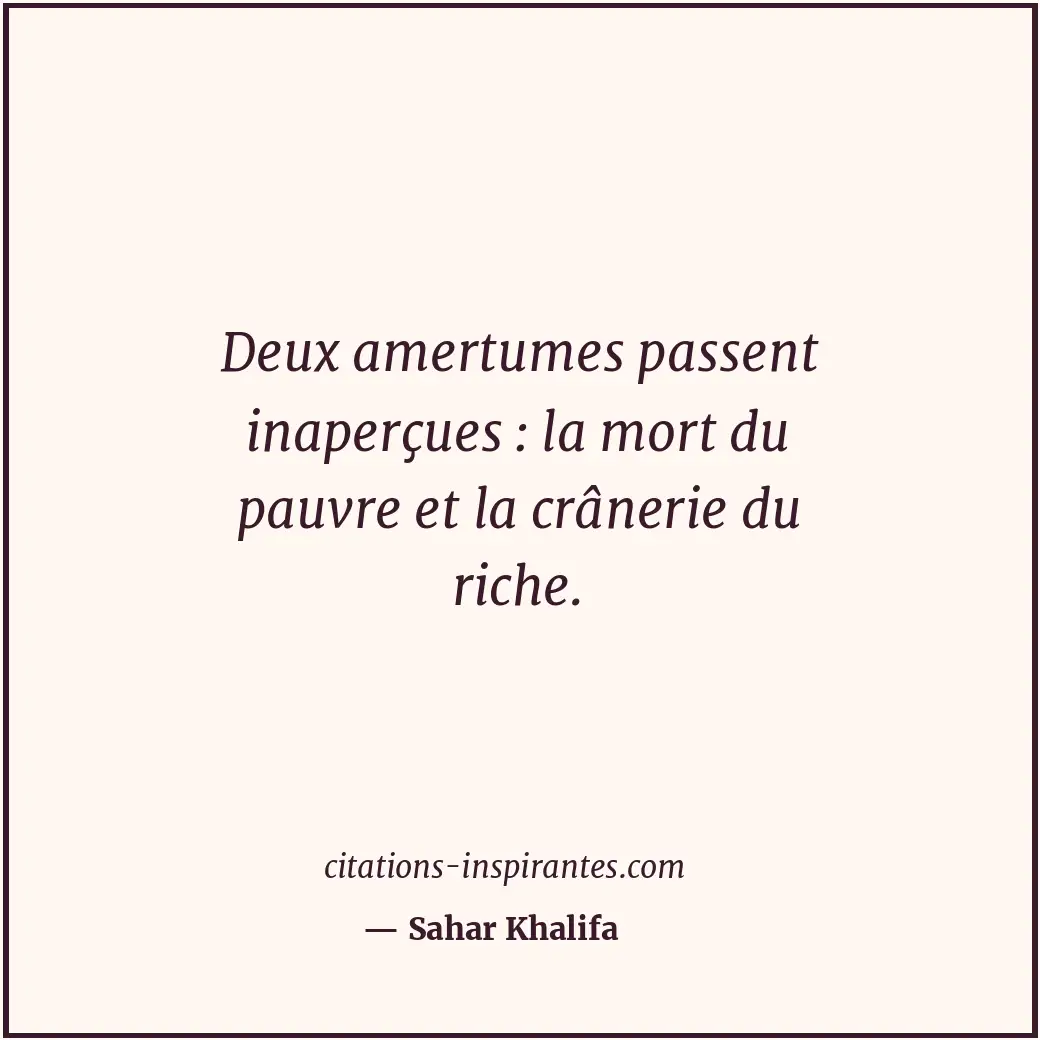 Citation de Sahar Khalifa