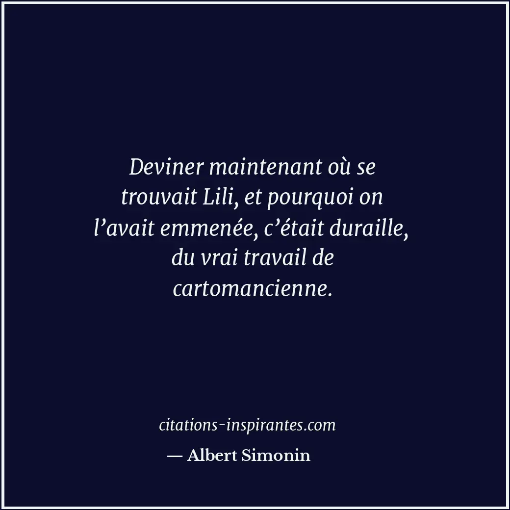 Citation de Albert Simonin