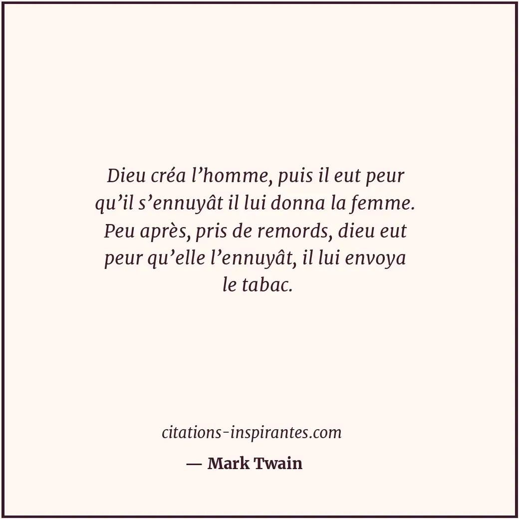 Citation de Mark Twain