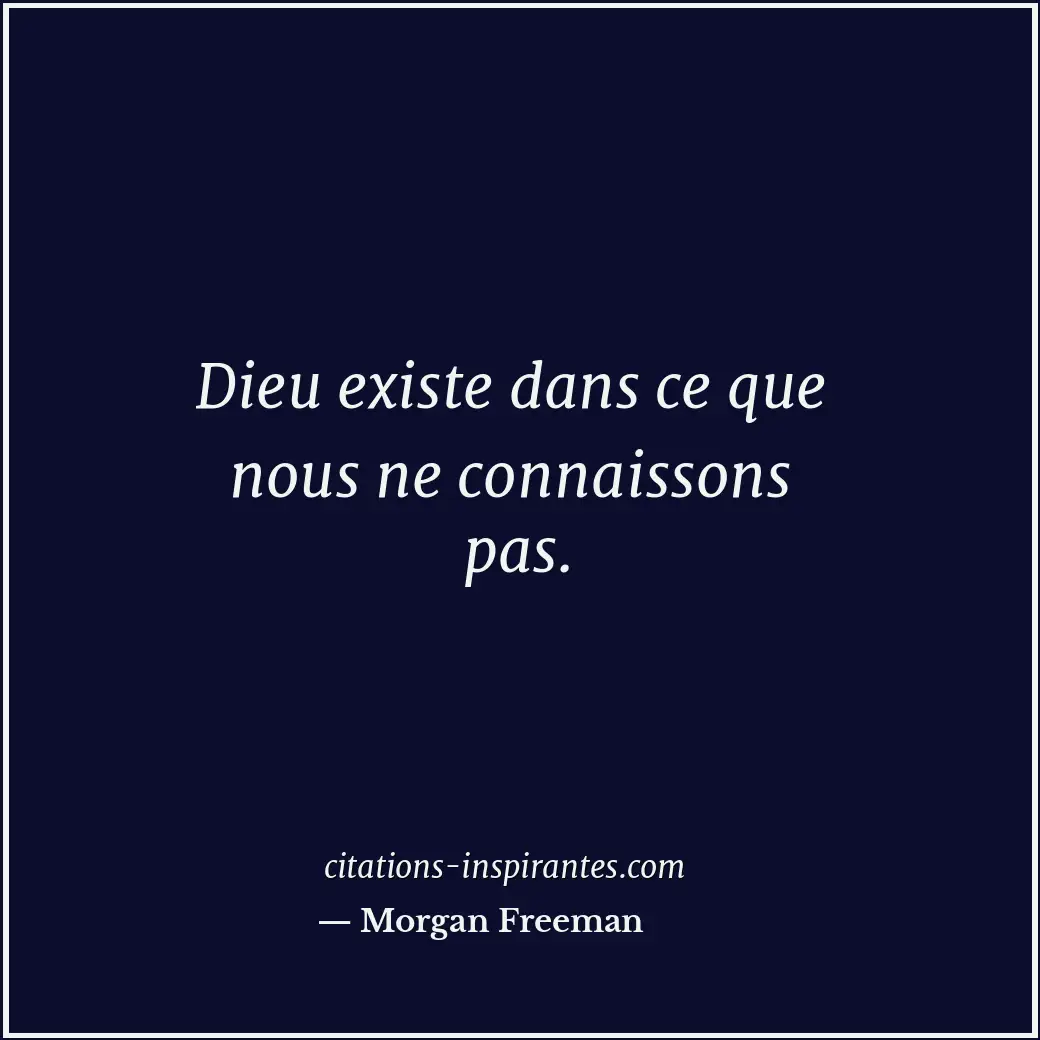 Citation de Morgan Freeman