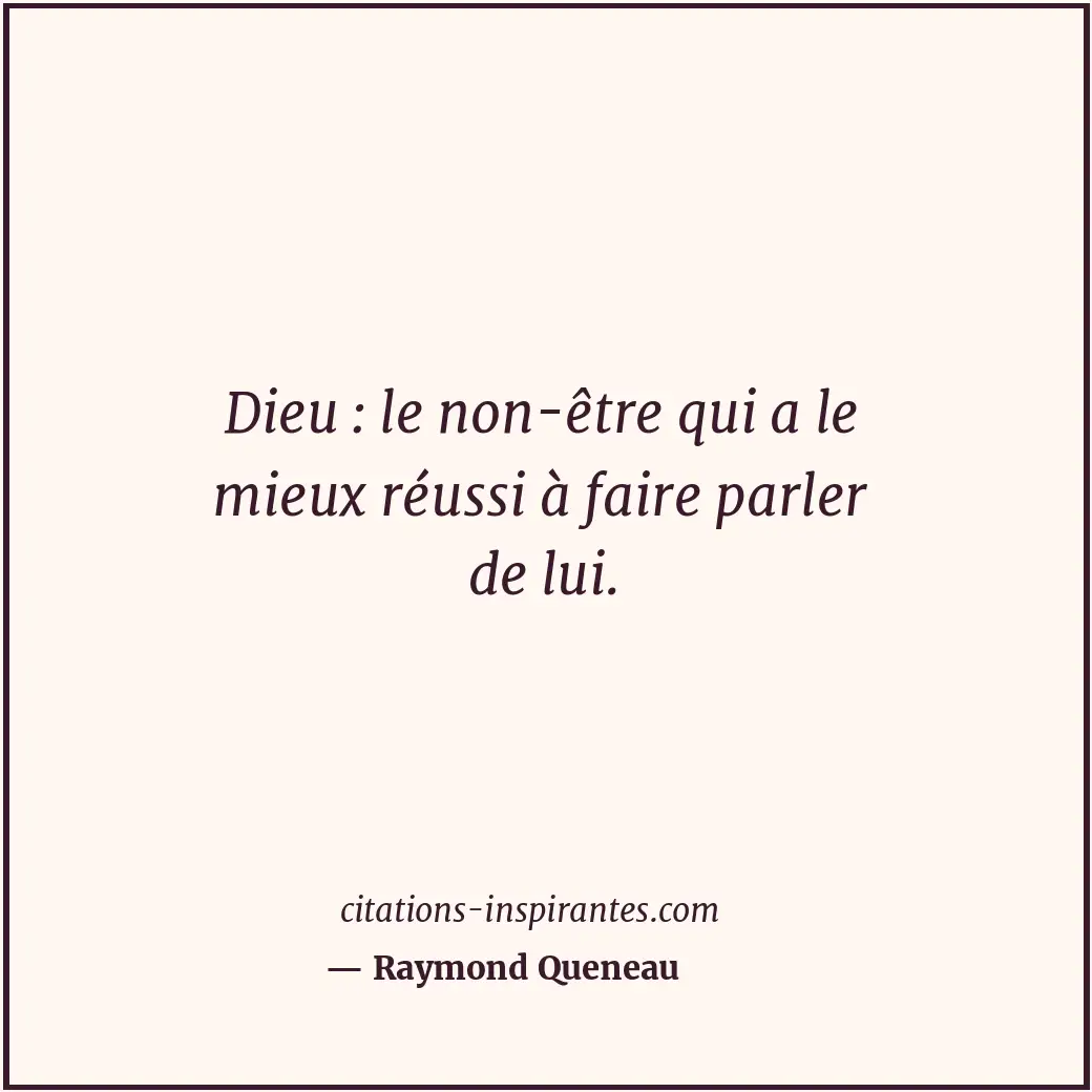 Citation de Raymond Queneau
