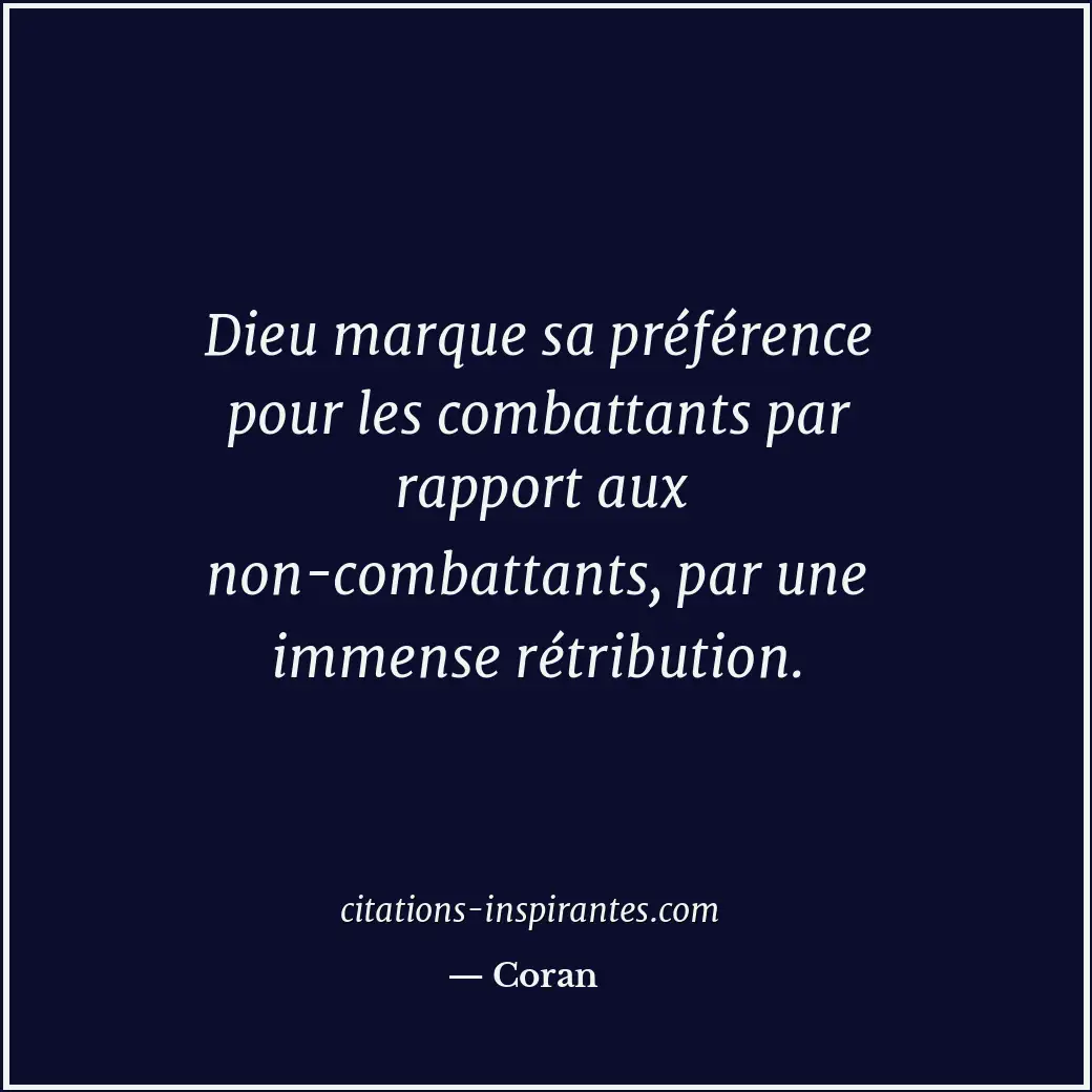 Citation de Coran