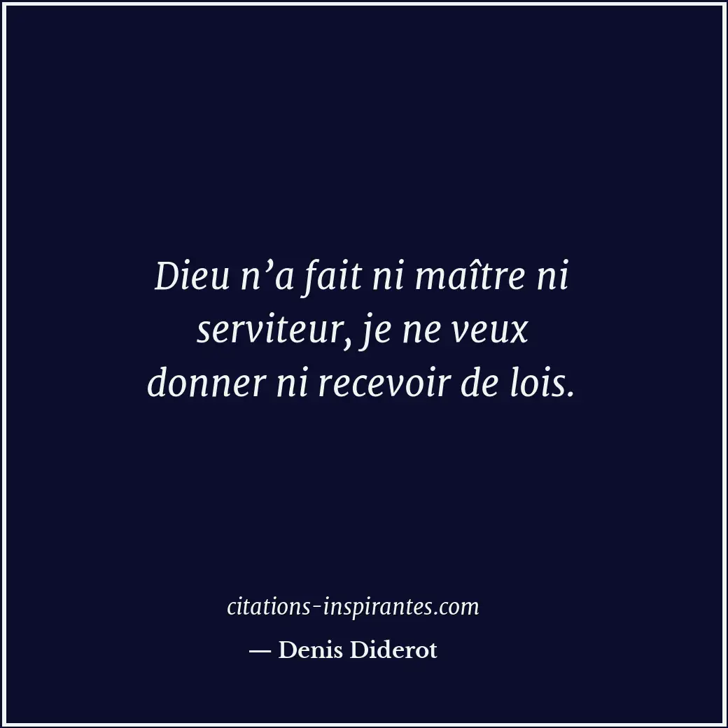 Citation de Denis Diderot