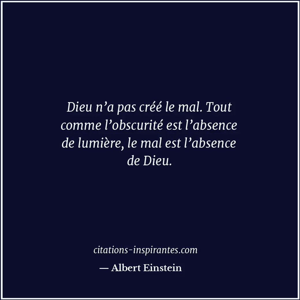 Citation de Albert Einstein
