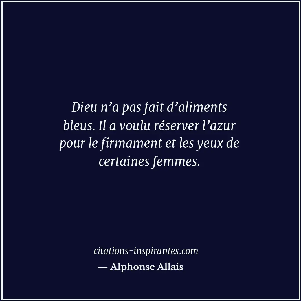 Citation de Alphonse Allais