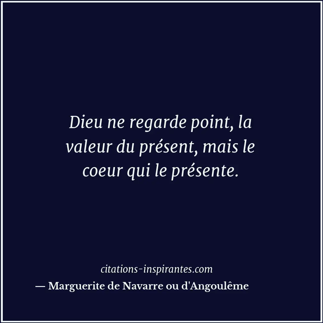 Citation de Marguerite de Navarre ou d'Angoulême