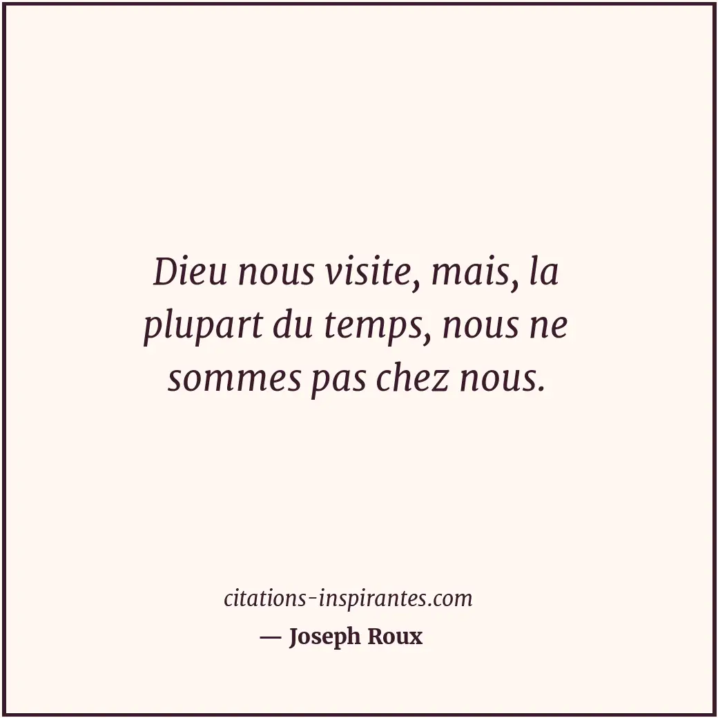 Citation de Joseph Roux