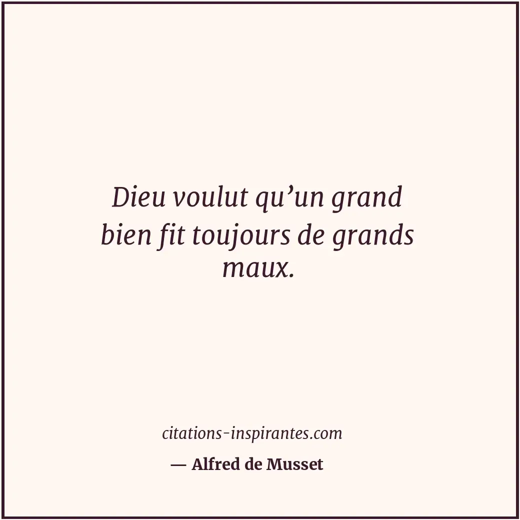 Citation de Alfred de Musset