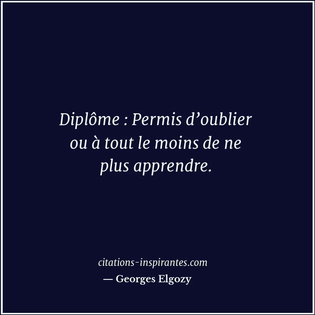 Citation de Georges Elgozy