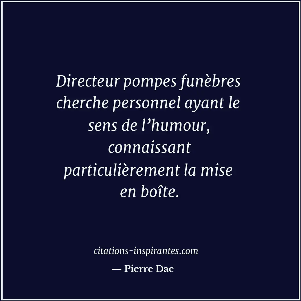 Citation de Pierre Dac
