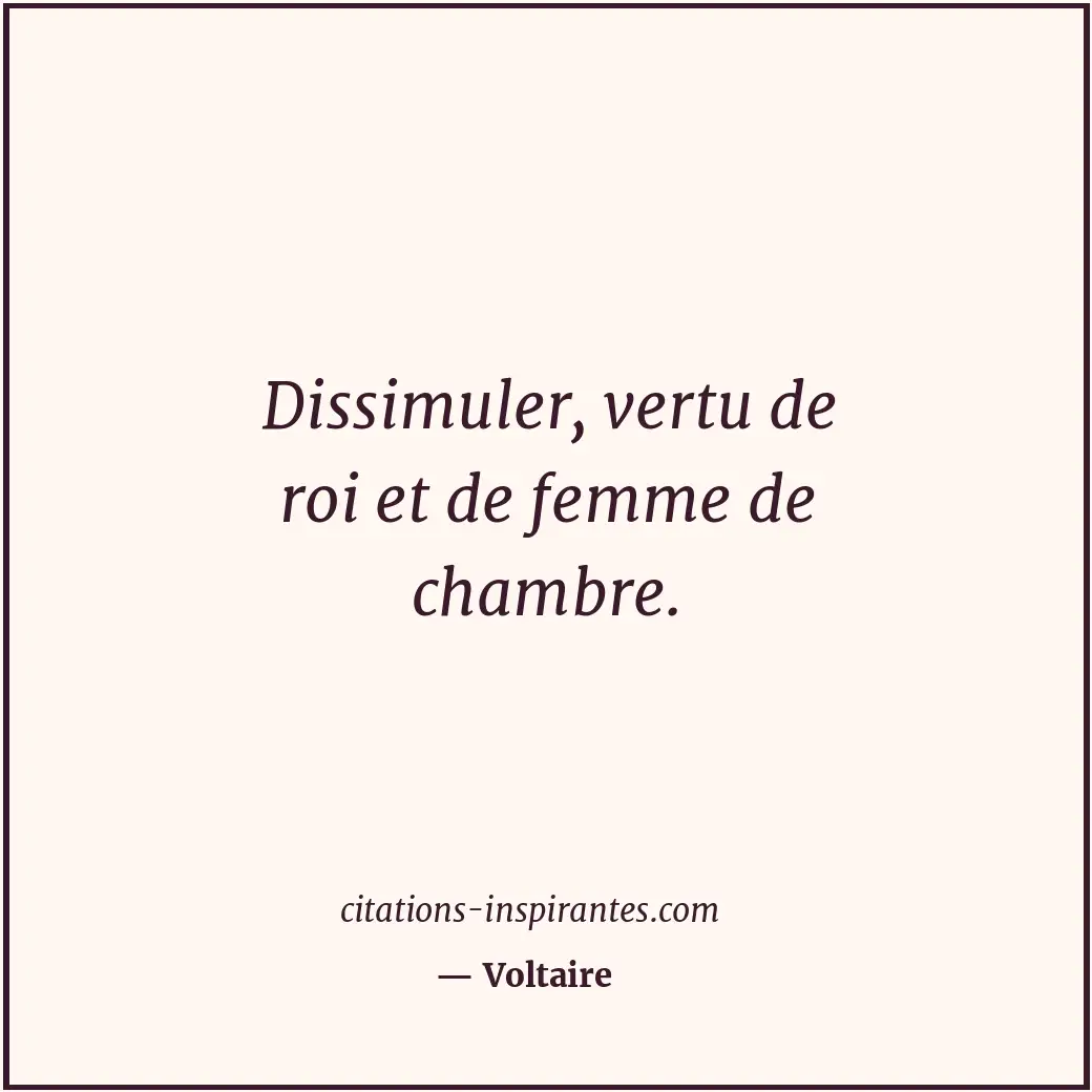 Citation de Voltaire