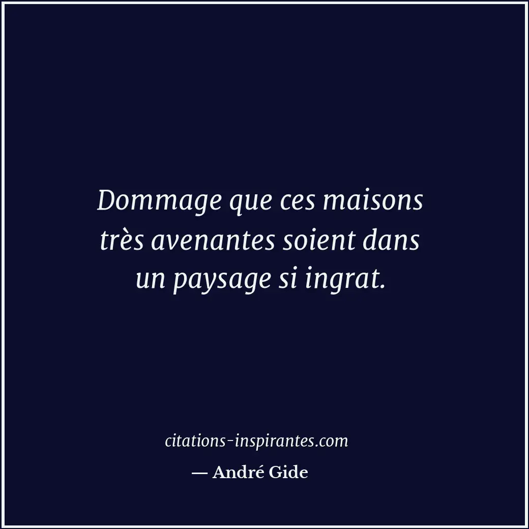 Citation de André Gide