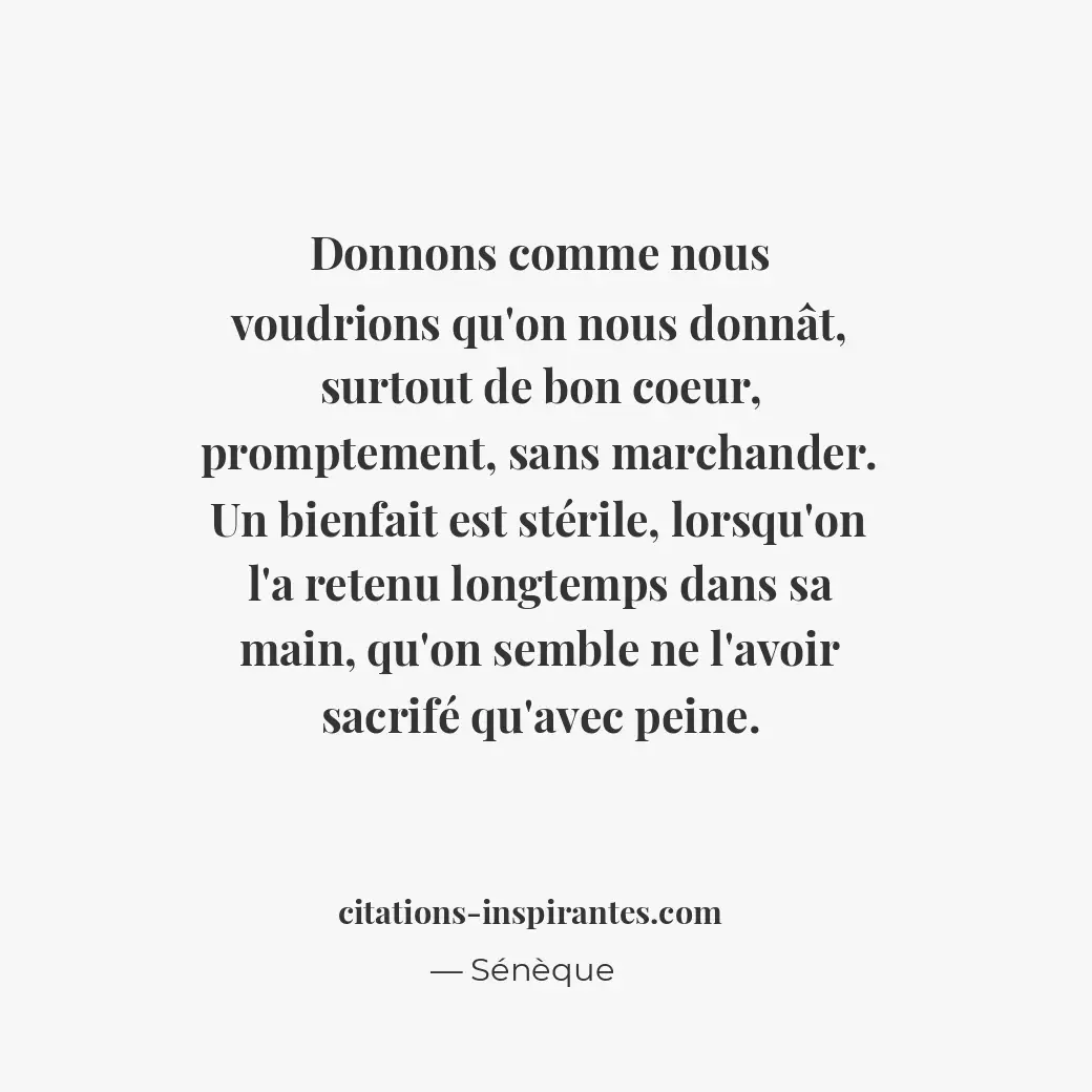 Citation de Sénèque