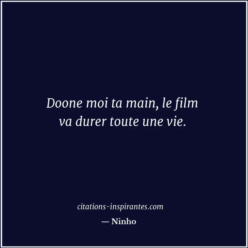 Citation de Ninho