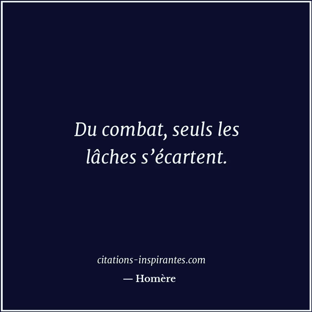 Citation de Homère